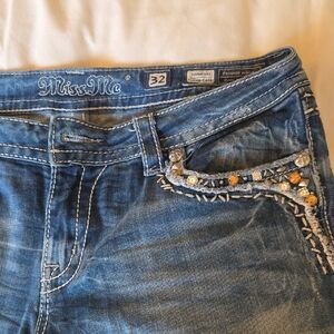 Miss Me Women's Denim Jeans with Embellishments